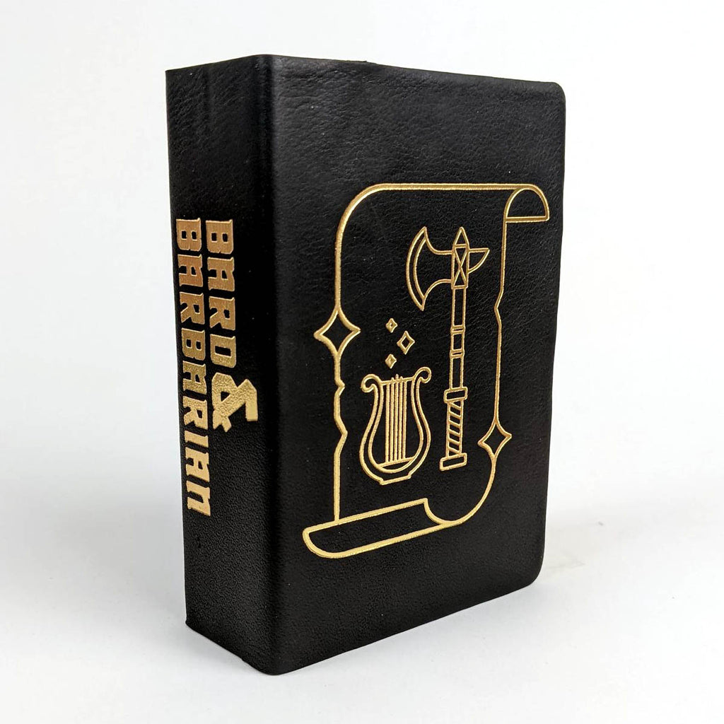 Dice Spellbook by Elderwood Academy- Black/ Gold