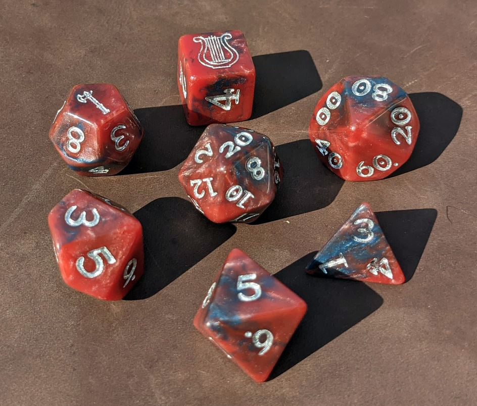 Reckless Inspiration Acrylic Dice set