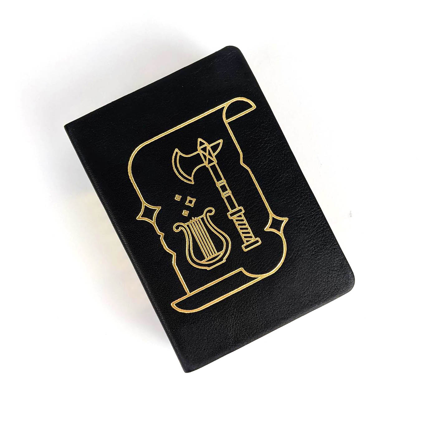 Dice Spellbook by Elderwood Academy- Black/ Gold
