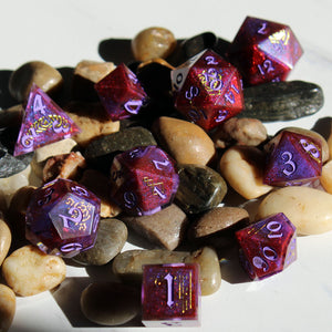 Custom 9 Piece Dice Set