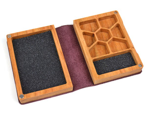 Dice Spellbook by Elderwood Academy- Crimson/Silver