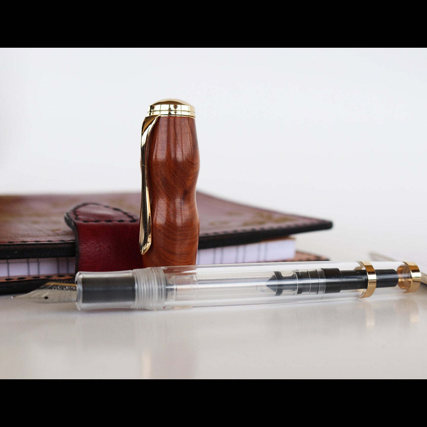 Thuya Burl Demonstrator Fountain Pen