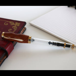 Thuya Burl Demonstrator Fountain Pen