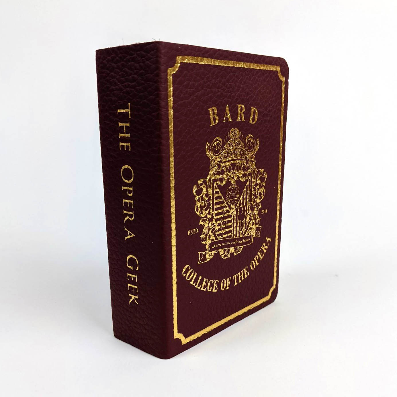The Opera Geek Spellbook- Crimson/Gold