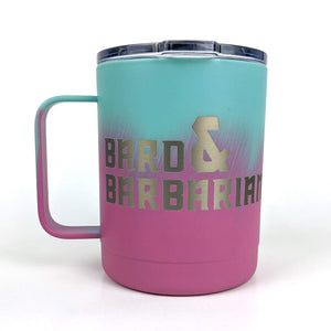 Ombre Travel Tumbler (Teal and Pink)