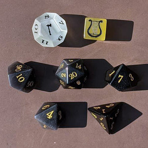 Bardbarian Underdark Stone Dice Set