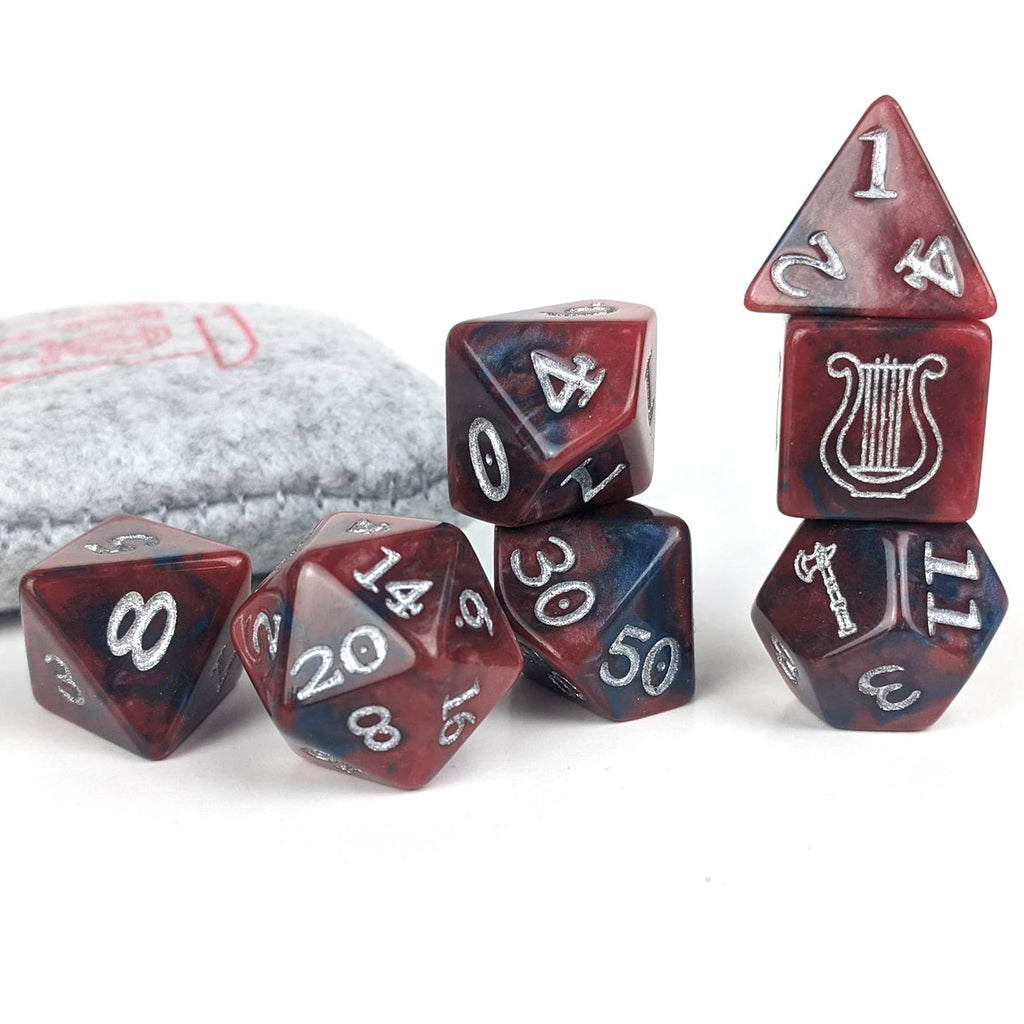 Reckless Inspiration Acrylic Dice set