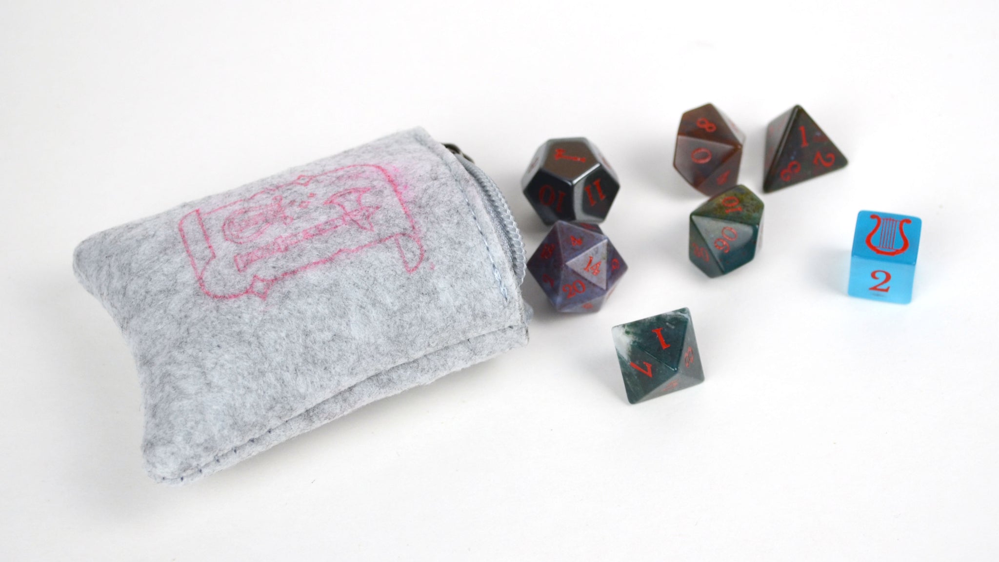 Bardbarian Classic Stone Dice Set