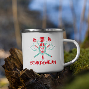 Beardbarian Enamel Mug