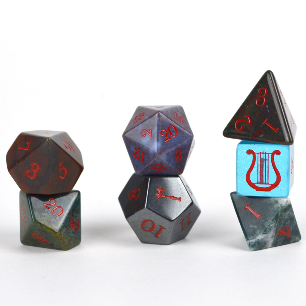 Bardbarian Classic Stone Dice Set