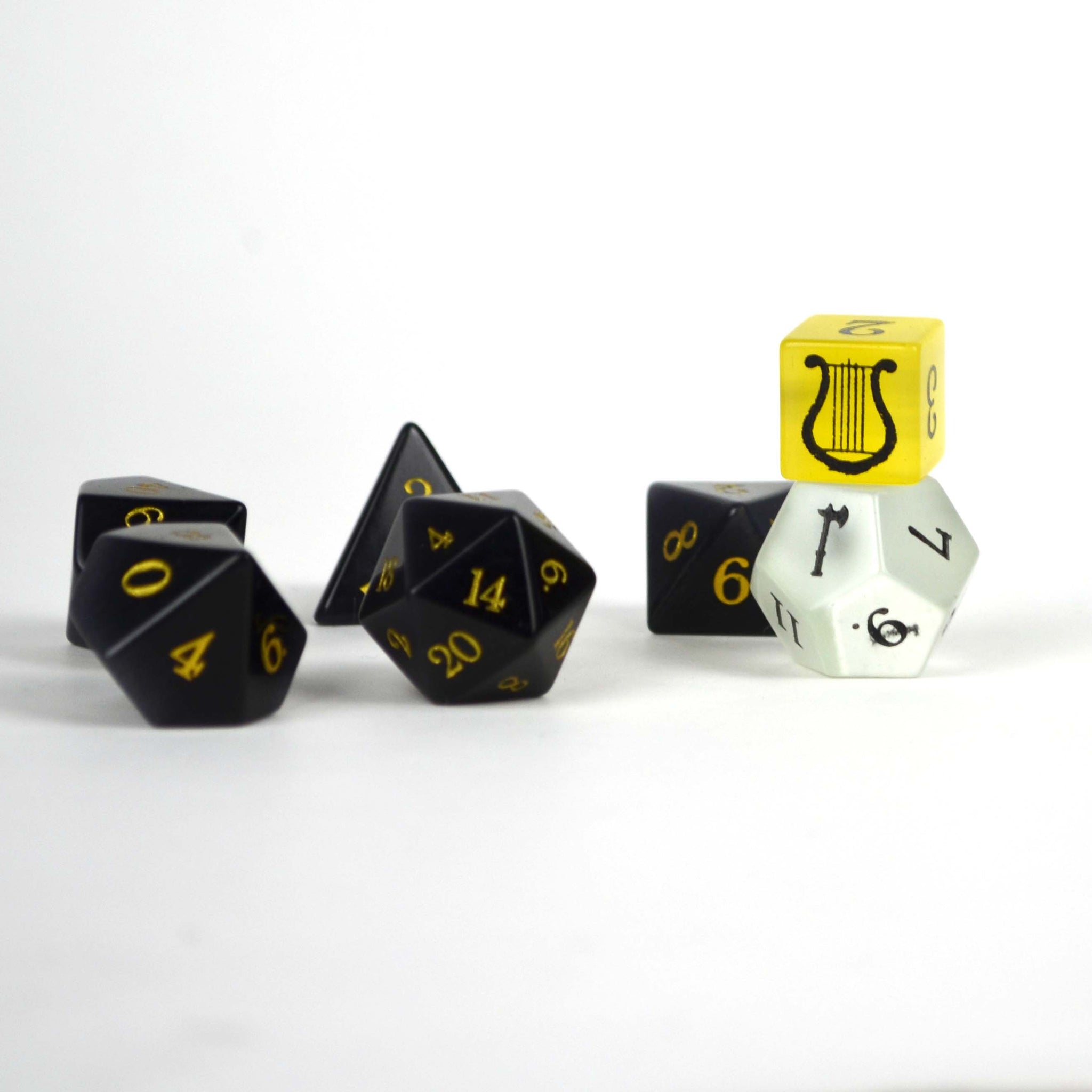 Bardbarian Underdark Stone Dice Set