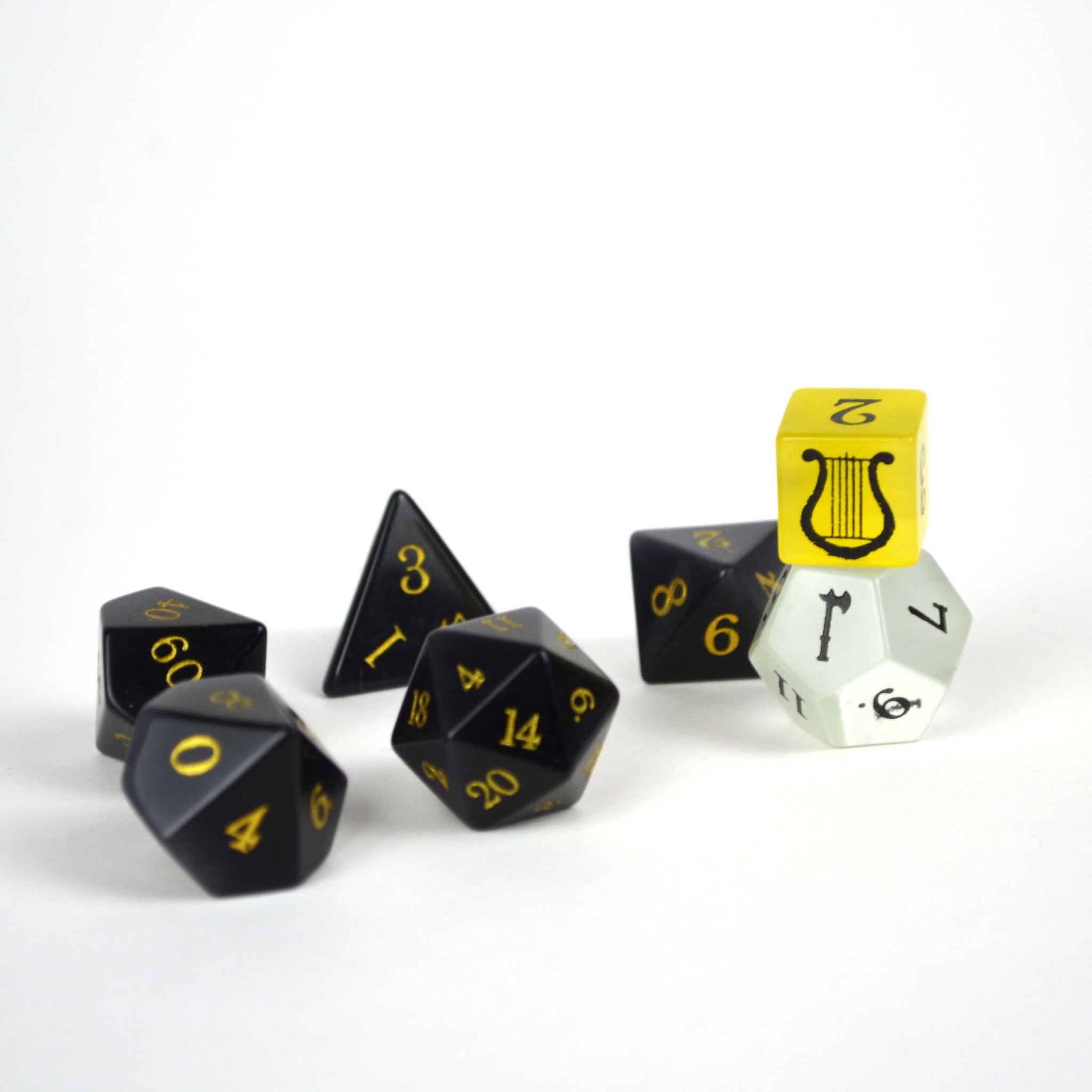 Bardbarian Underdark Stone Dice Set