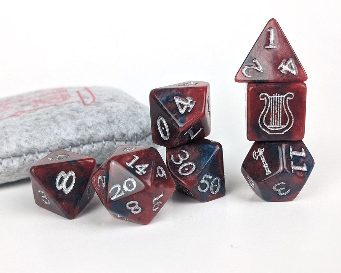 Reckless Inspiration Acrylic Dice set