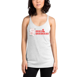 Bard & Barbarian logo femme Racerback Tank